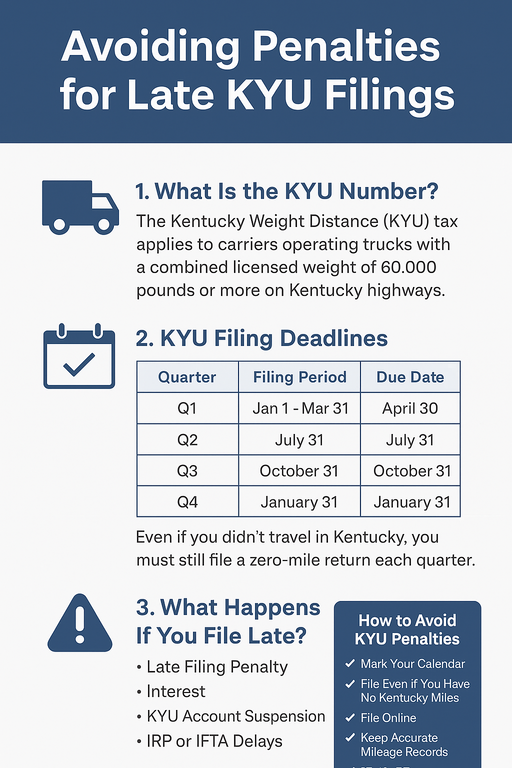 Avoiding Penalties for Late KYU Filings