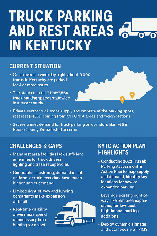 Truck Parking and Rest Areas