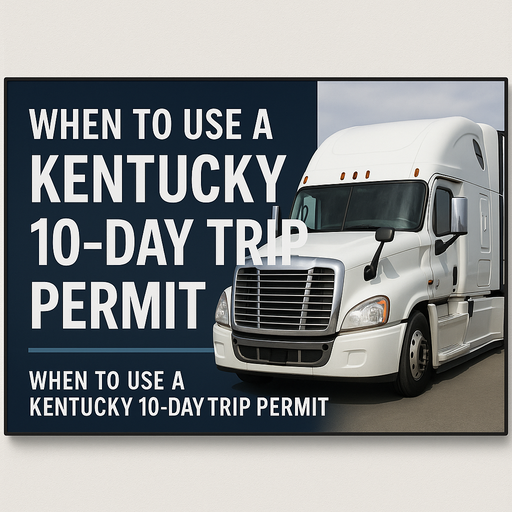 10-Day Trip Permit for Kentucky