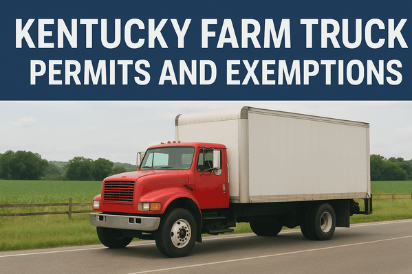 Kentucky Farm Truck Permit