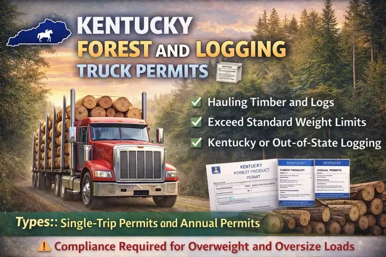 Kentucky Forest and Logging Truck Permits