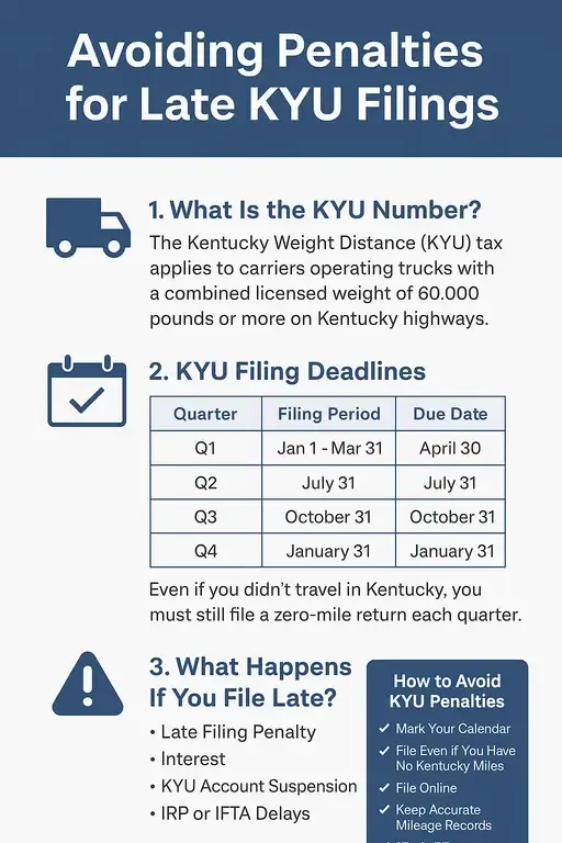 Avoiding Penalties for Late KYU Filings