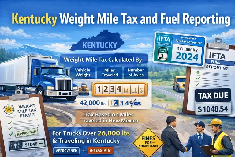 Kentucky Weight Mile Tax and Fuel Reporting