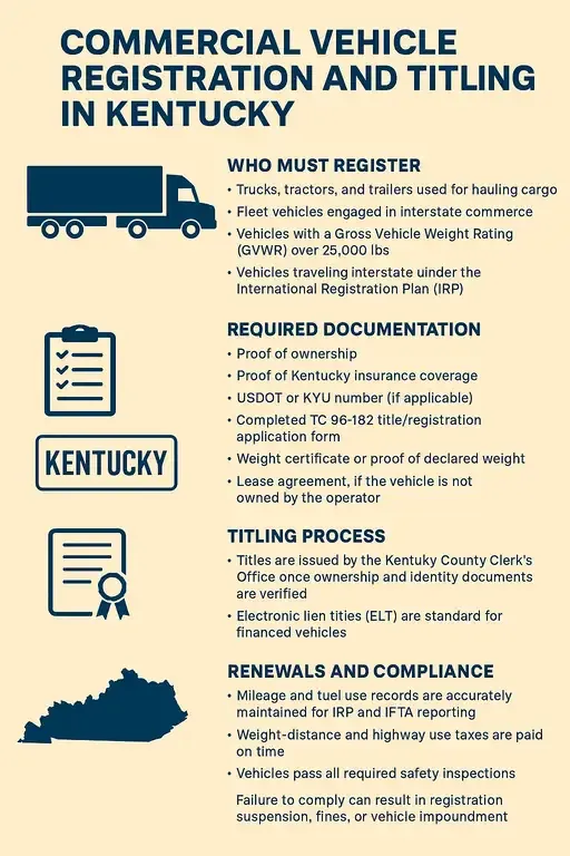 Commercial Vehicle Registration and Titling in Kentucky