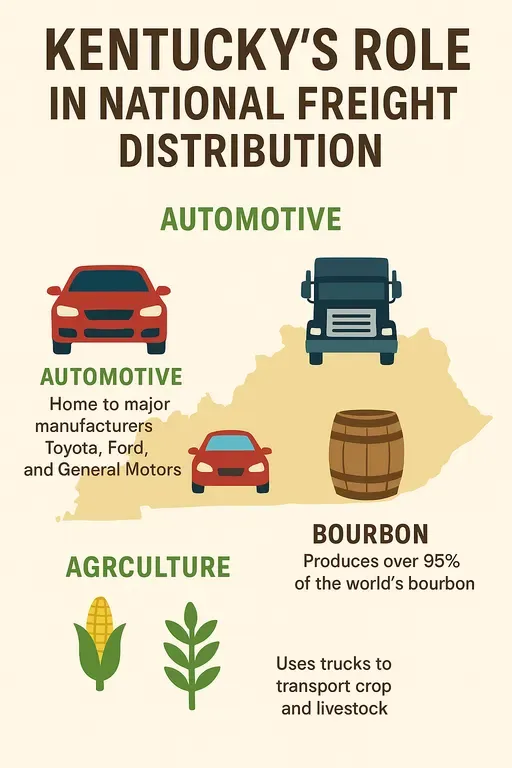 Kentuckys Role in National Freight Distribution (Automotive, Bourbon, Agriculture)