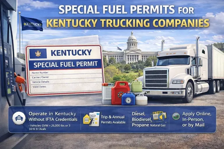 Special Fuel Permits for Kentucky