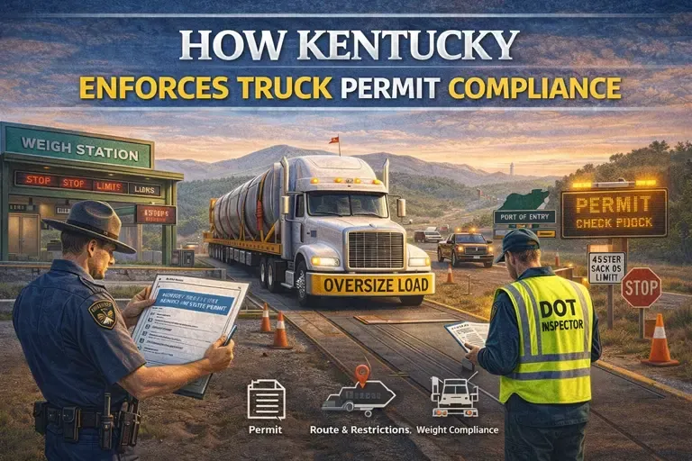 How Kentucky Enforces Truck Permit Compliance