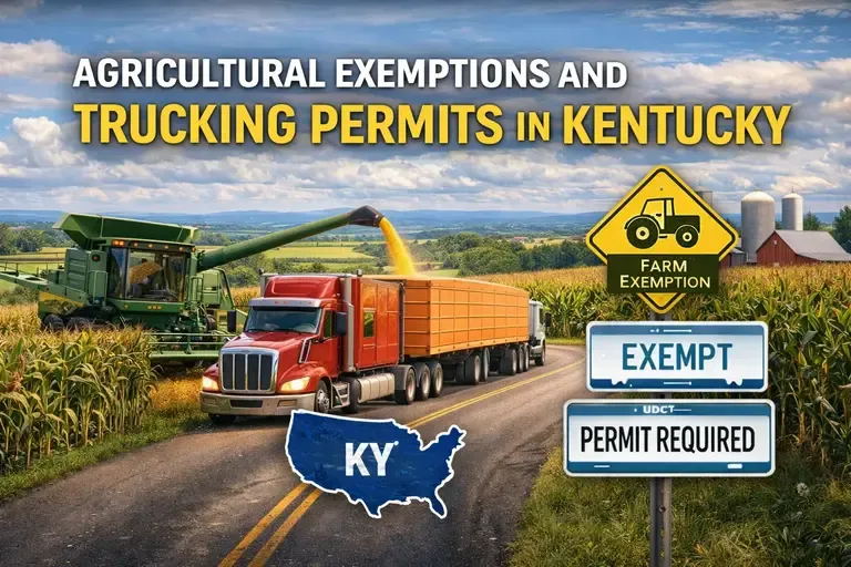 Agricultural Exemptions and Trucking Permits in Kentucky