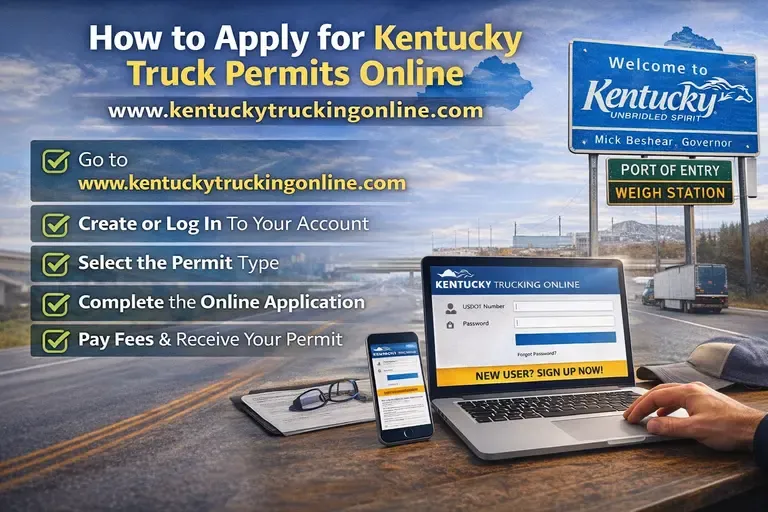 How to Apply for Kentucky Truck Permits Online