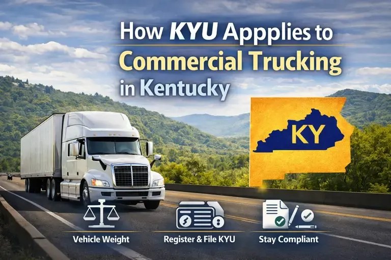 How KYU Applies to Commercial Trucking in Kentucky