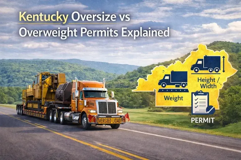 Kentucky Oversize vs Overweight Permits Explained