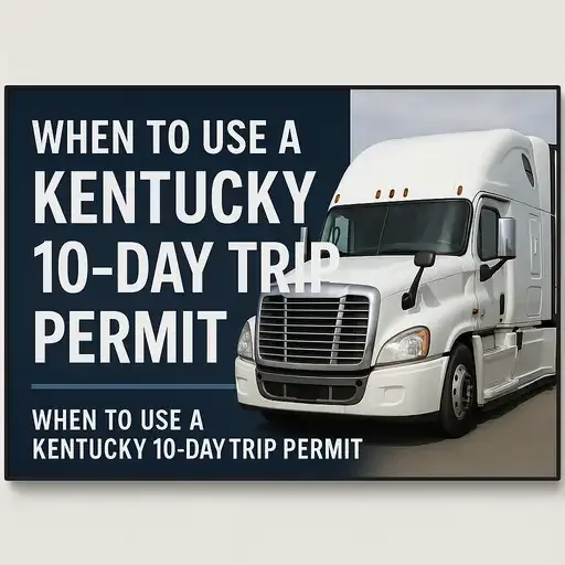 10-Day Trip Permit for Kentucky