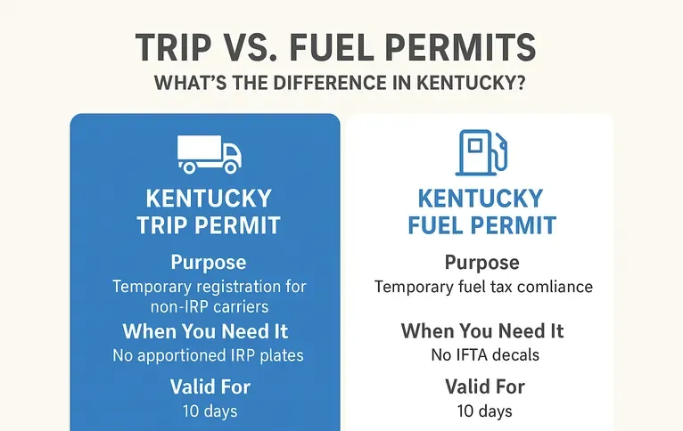 Trip vs Fuel Permits What’s the Difference in Kentucky?