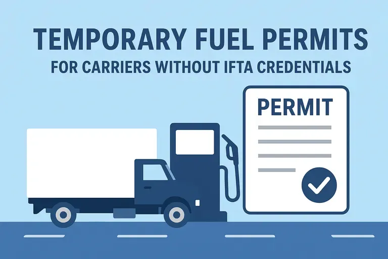 Temporary Fuel Permits for Kentucky