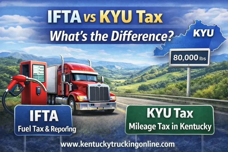 IFTA vs KYU Tax-What’s the Difference?