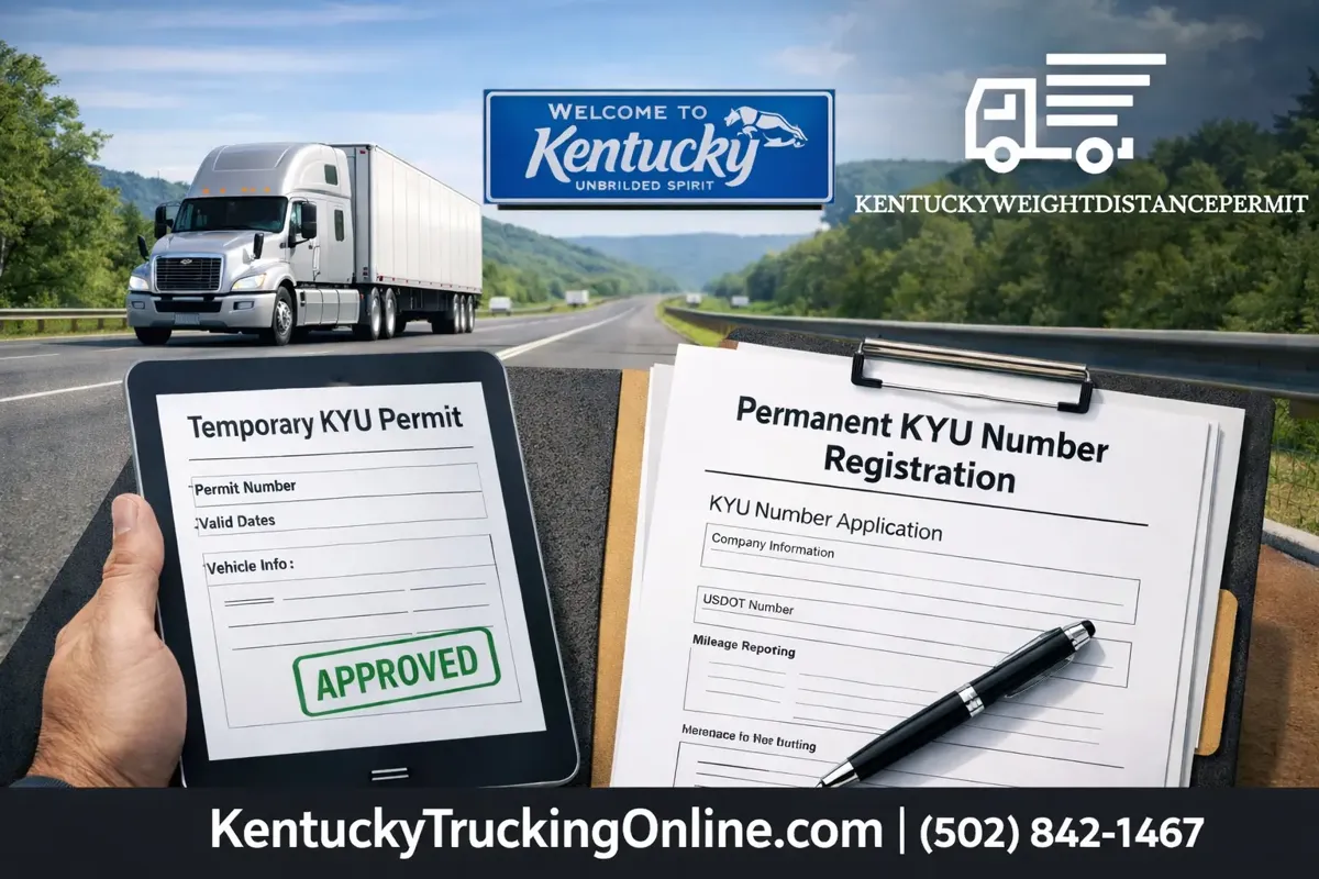 KYU permit comparison for Kentucky truckers