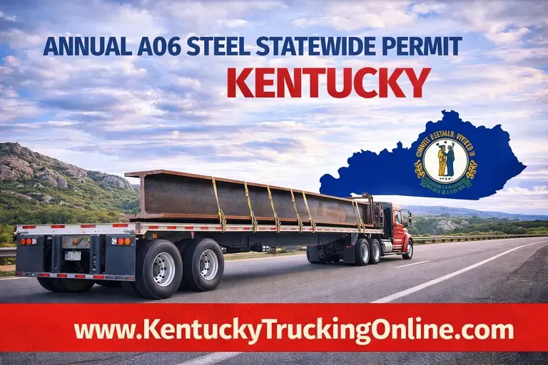 Overview of the A06 Steel Statewide permit in Kentucky