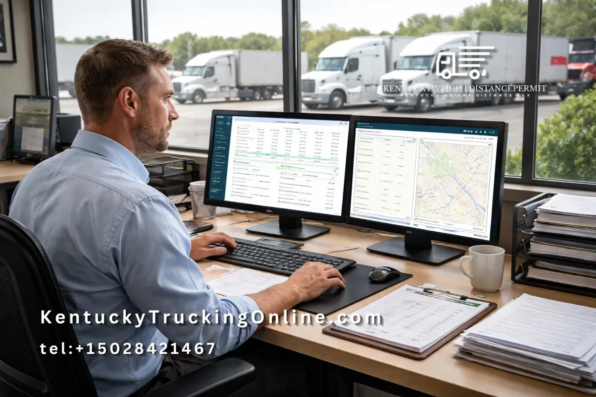 KYU recordkeeping trucking office setup