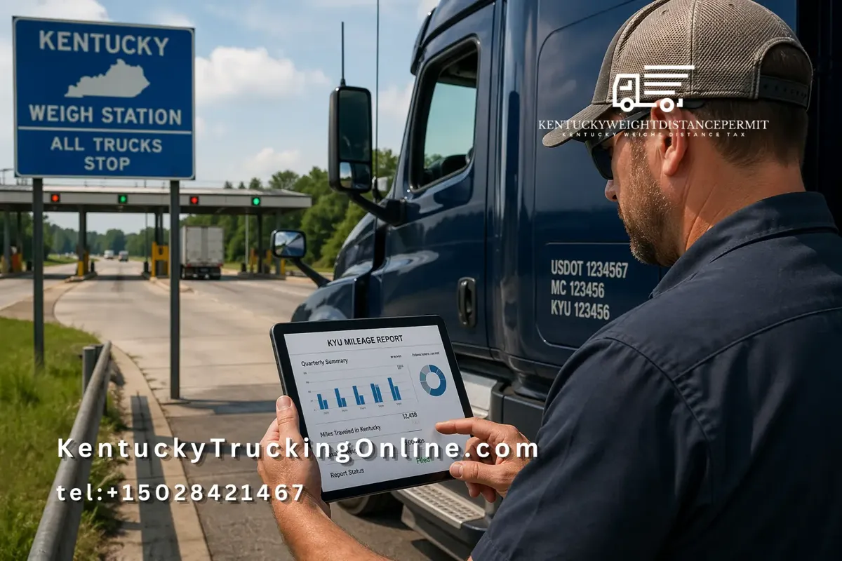 KYU permit reporting compliance truck