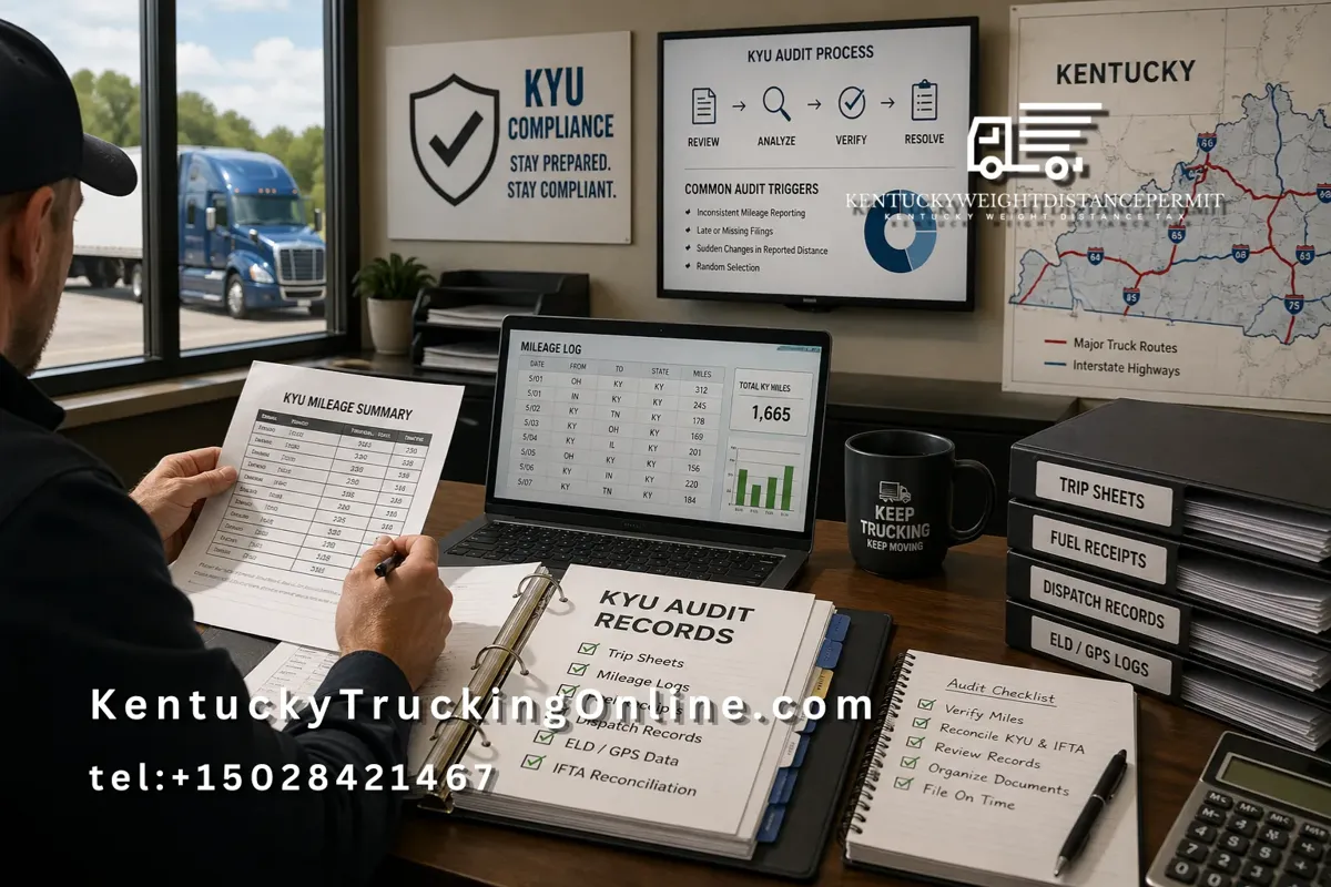 KYU audit records trucking company