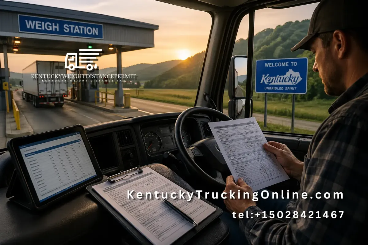 KYU permit trucking compliance scene