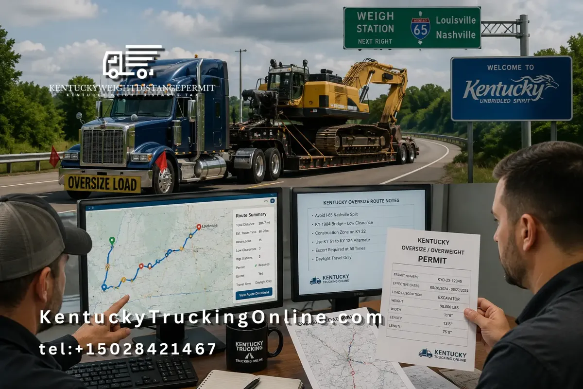 kentucky oversize route planning