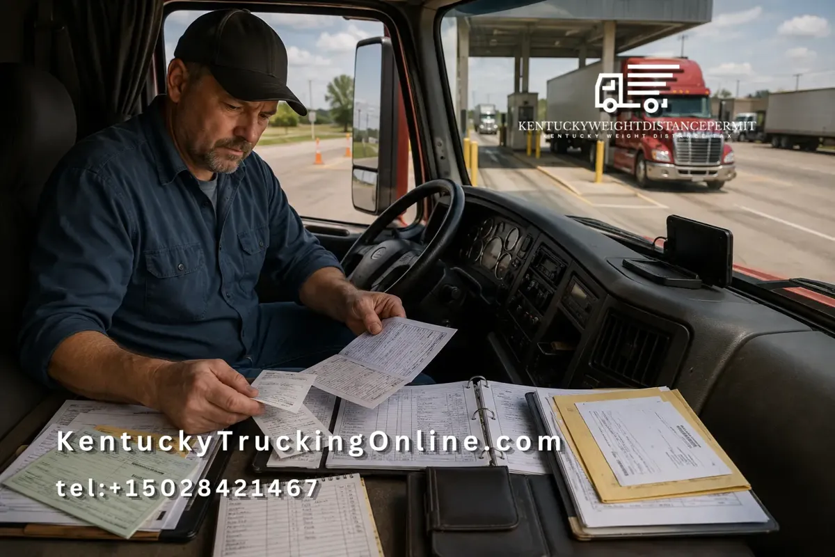 KYU recordkeeping documents for truckers
