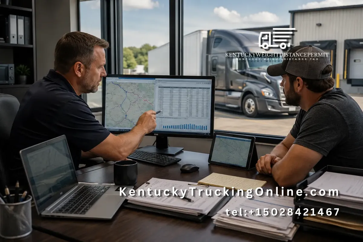 KYU mileage tracking Kentucky truckers