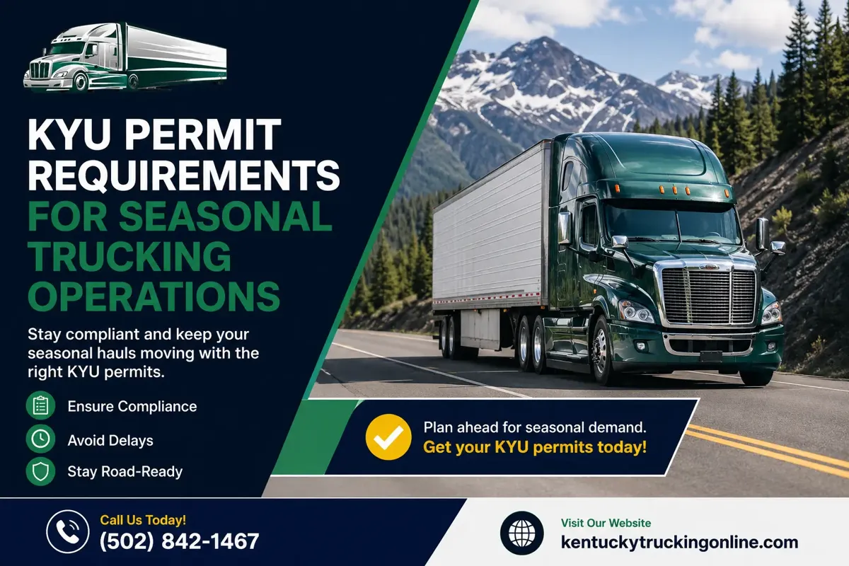 KYU permit seasonal trucking operations