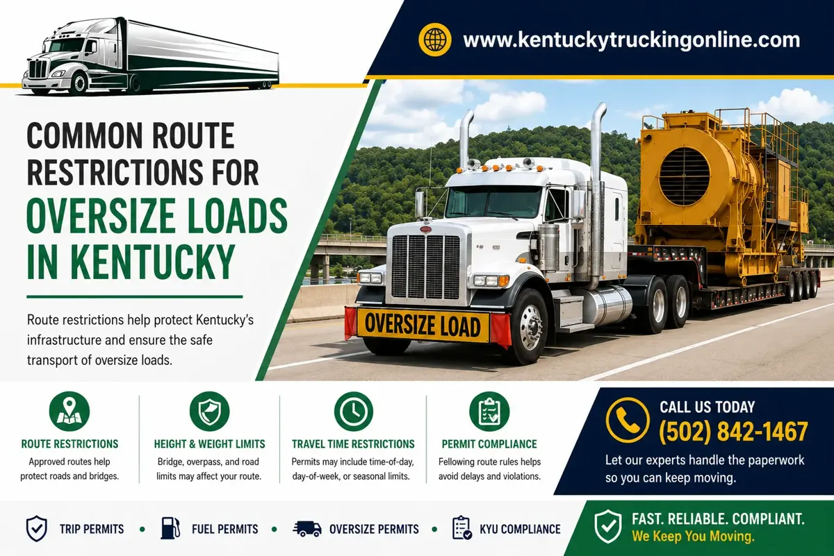 Kentucky oversize route restrictions