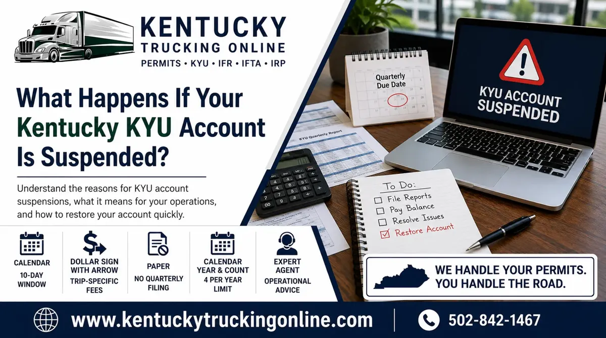 Kentucky KYU account suspension
