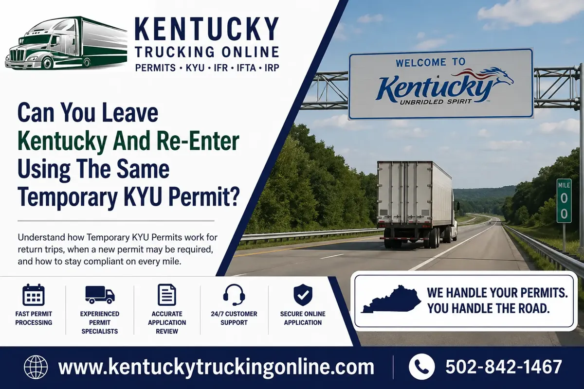 Temporary KYU Permit Kentucky