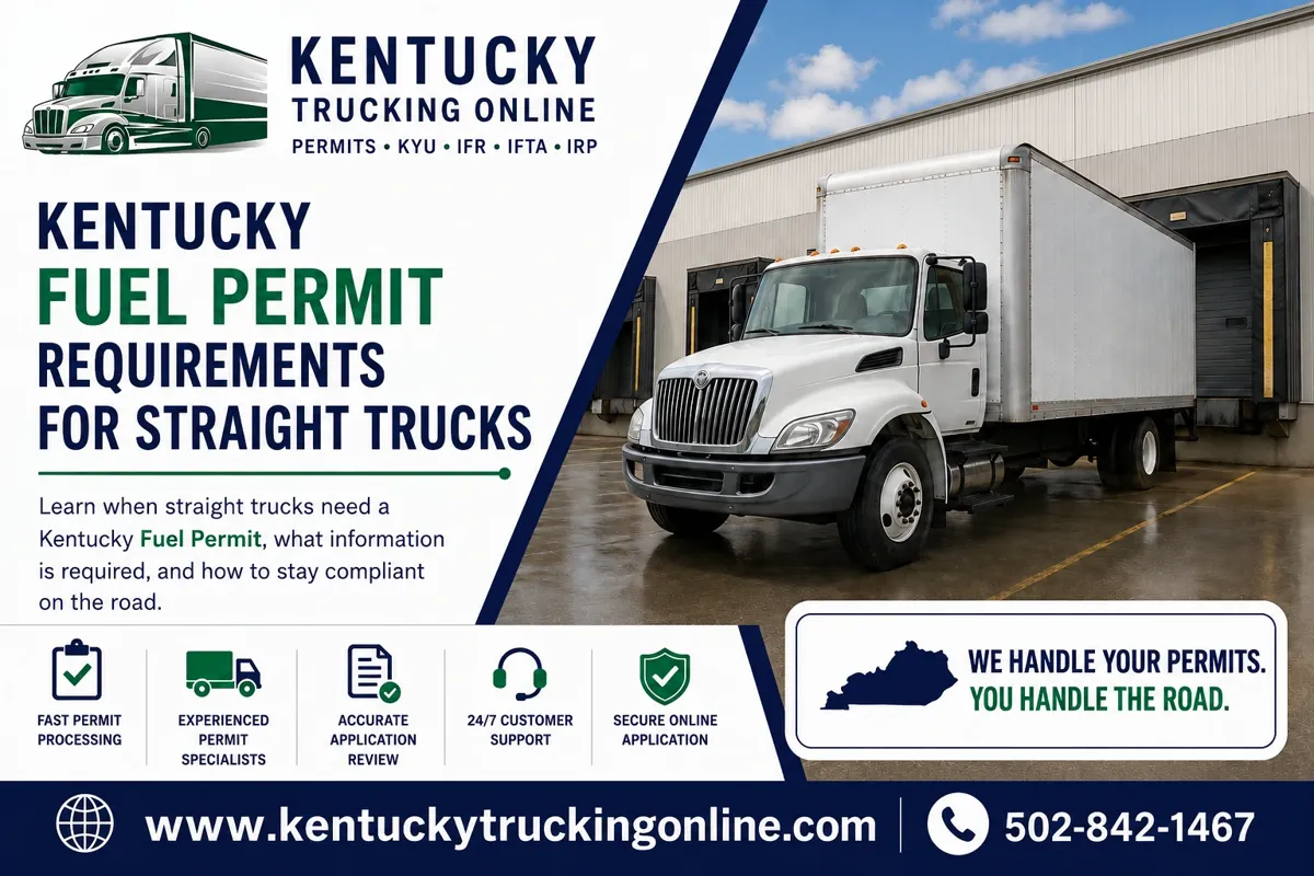 Kentucky Fuel Permit straight trucks