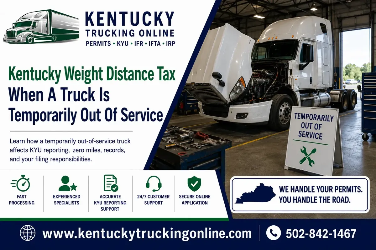 Kentucky Weight Distance Tax out of service