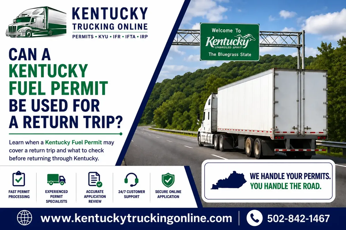 Kentucky Fuel Permit Return Trip