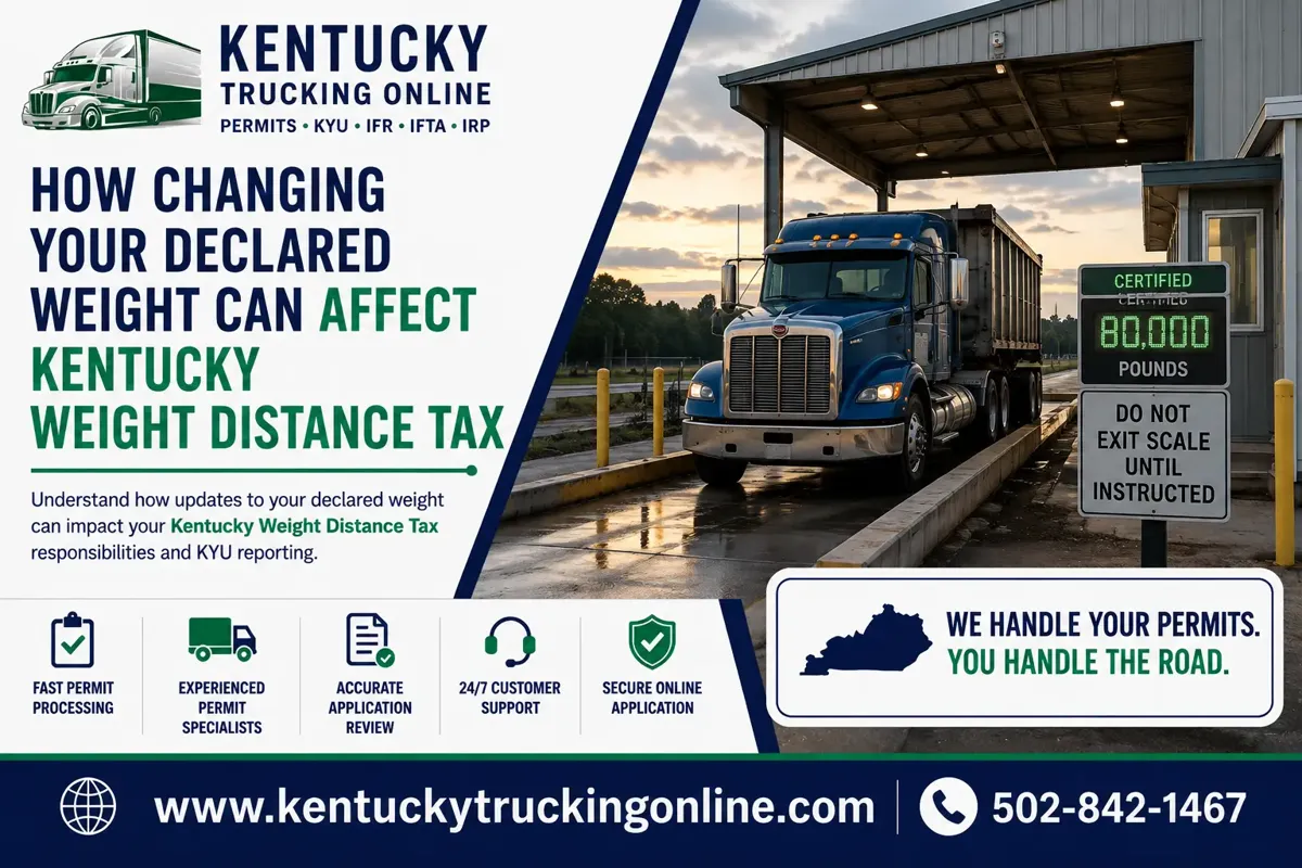Kentucky Weight Distance Tax Weight Change