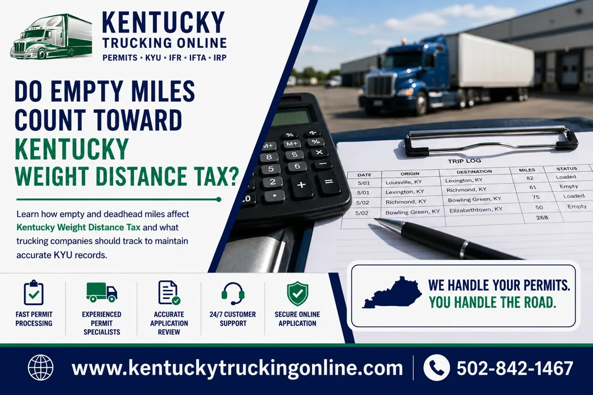Kentucky Weight Distance Tax Guide