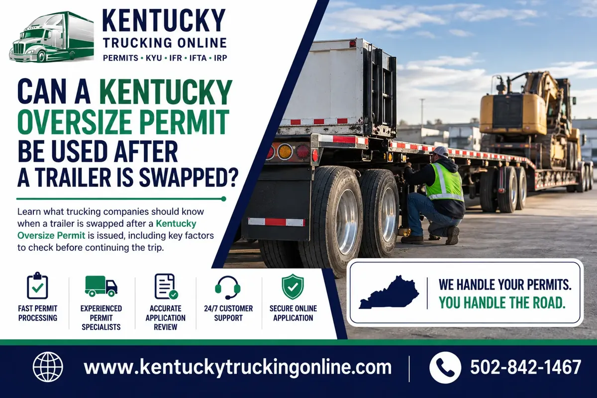 Kentucky Oversize Permit Trailer Swap