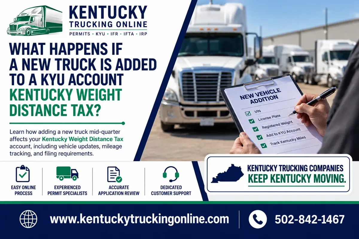 Kentucky Weight Distance Tax New Truck